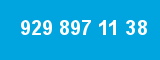 929 897 11 38 929 897 11 38